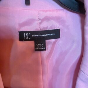 INC International Concepts Pink Blazer
